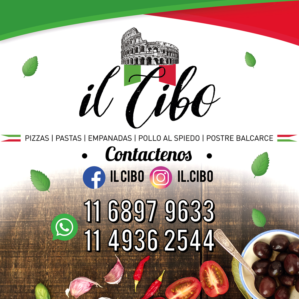 Diseño Gráfico Flyer Il Cibo