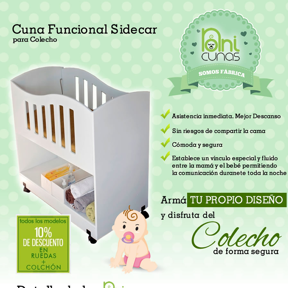 Diseño Gráfico Flyer Cunas Noni